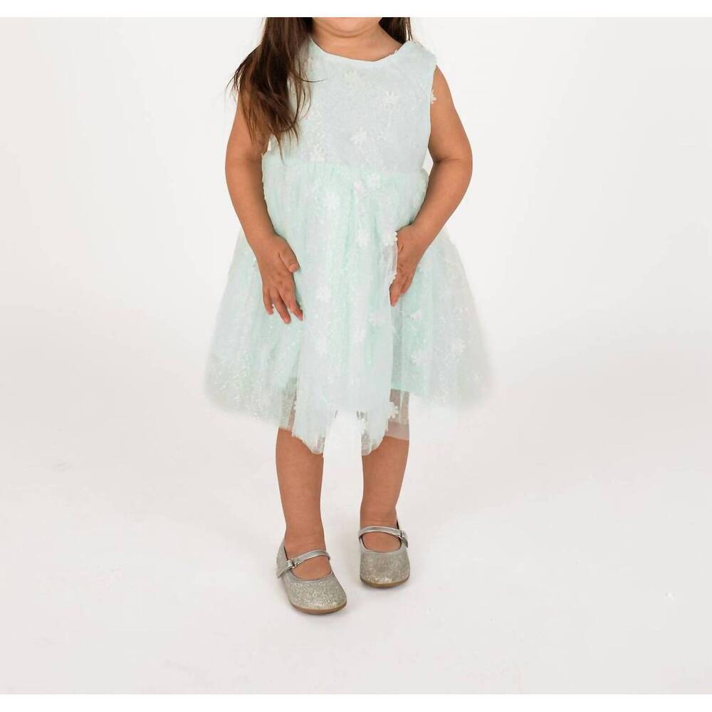 NEW POPATU baby girl's tulle dress in mint
